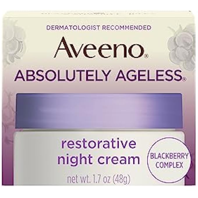 Aveeno ABSOLUTELY AGELESS RESTORATIVE NIGHT CREAM-1.7 OZ - Image 1